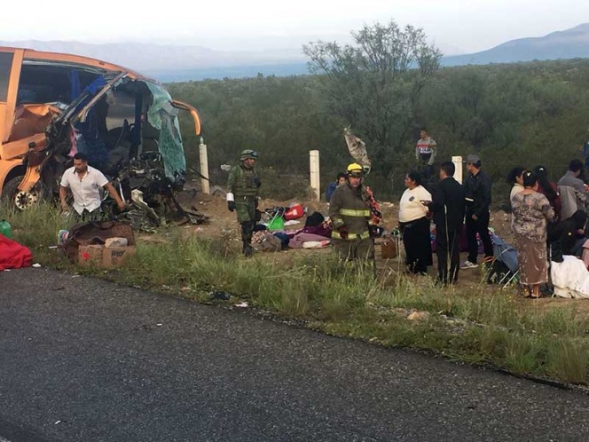 Choque en Saltillo deja un muerto y 14 heridos - choque-saltillo