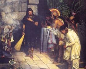 El joven Motecuhzoma - coronacion-moctezuma