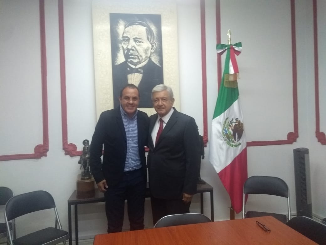 Cuauhtémoc Blanco recibirá este jueves a AMLO en Morelos - cuauhtemoc-blanco-y-amlo
