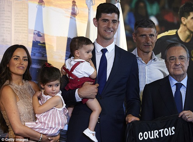 Courtois forzó su traspaso del Chelsea para estar cerca de su familia - curtois