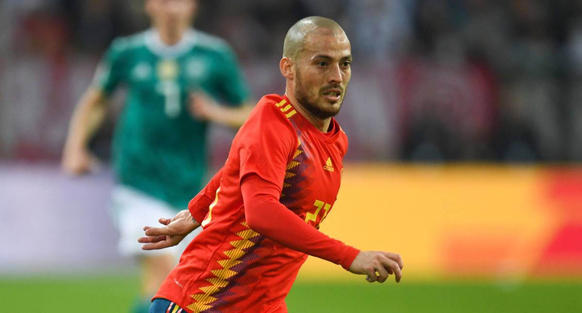 David Silva se retira de la selección española