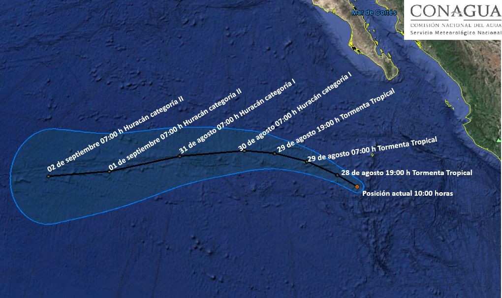Se forma depresión tropical en el Océano Pacífico - depresion-tropical