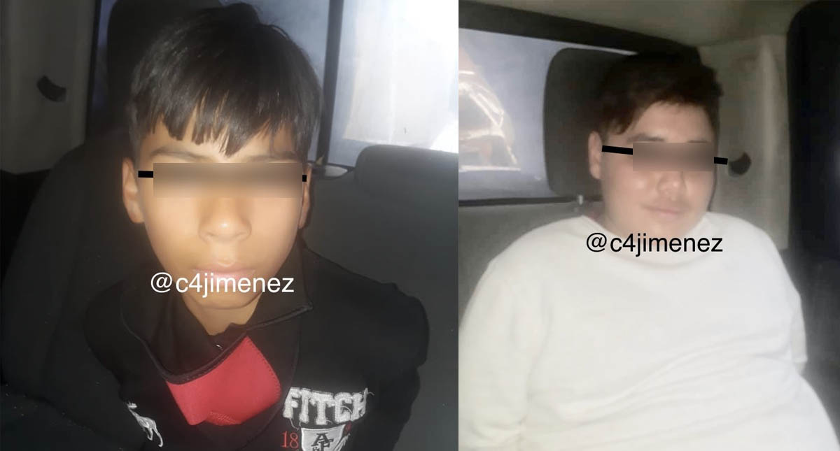 Niños asaltan a hombre con pistola de juguete en Miguel Hidalgo - detenidos-menores-asaltar-hombre-miguel-hidalgo