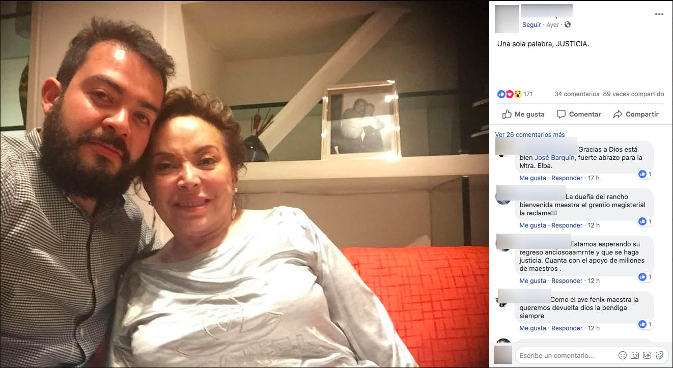 Elba Esther Gordillo aparece en segunda fotografía difundida en redes - elba-esther-gordillo-2