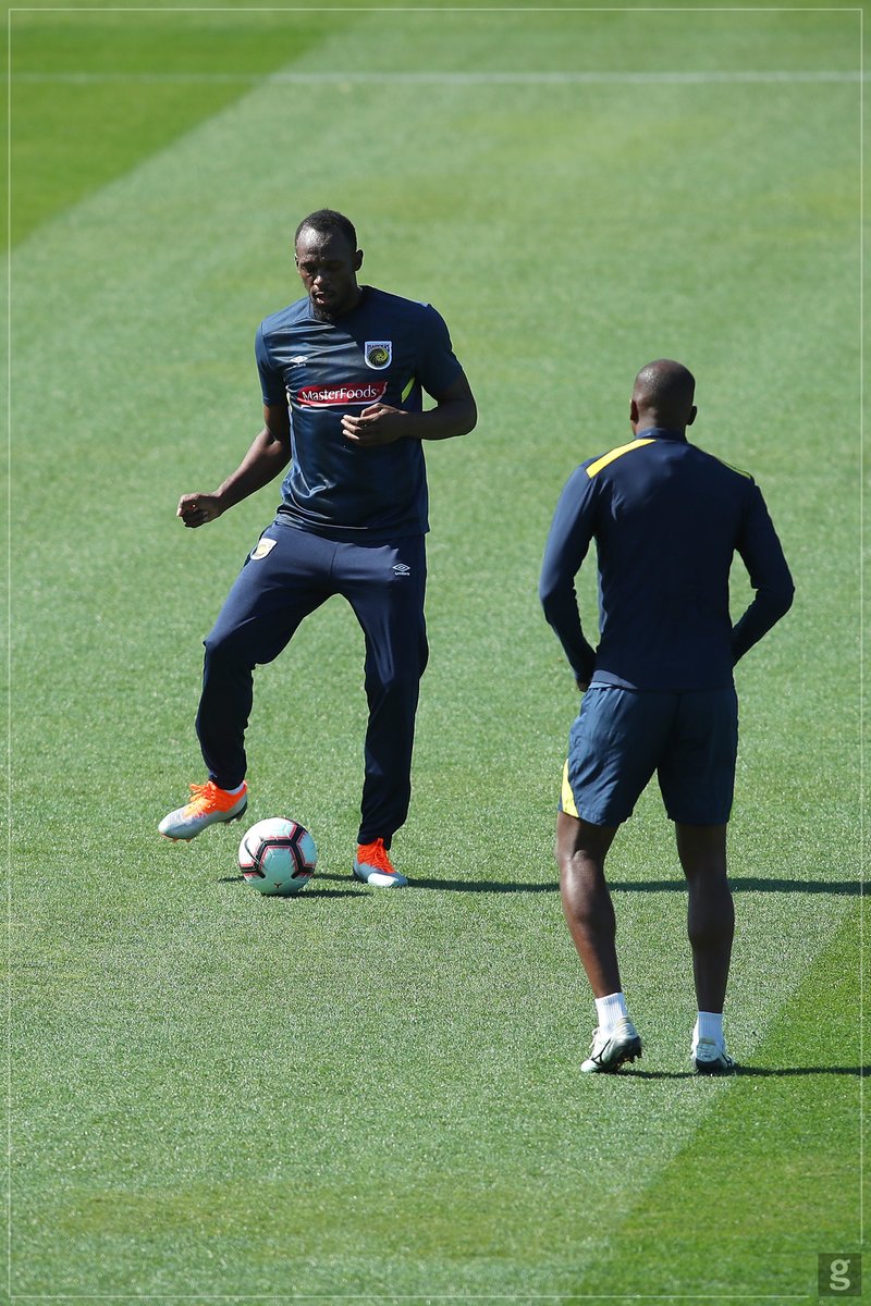 Usain Bolt entrena con equipo de la primera división de Australia - entrenamiento-usain-bolt