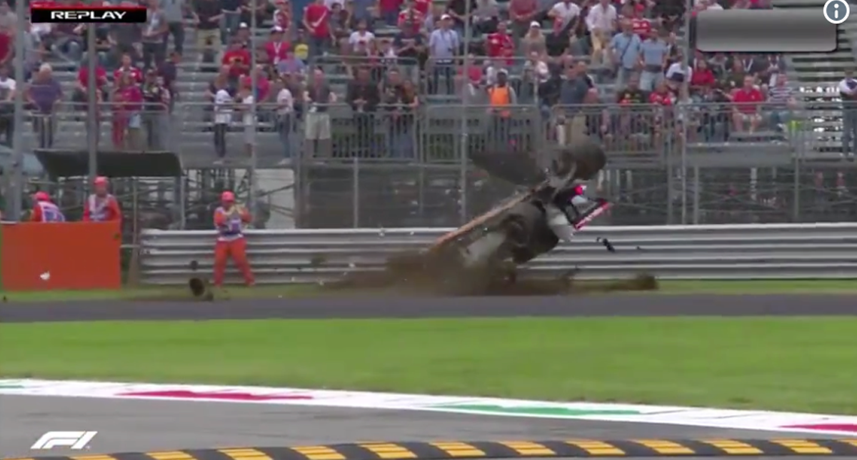 #Video Piloto de la F1 sale ileso tras espectacular accidente #Video Piloto de la F1 sale ileso tras espectacular accidente