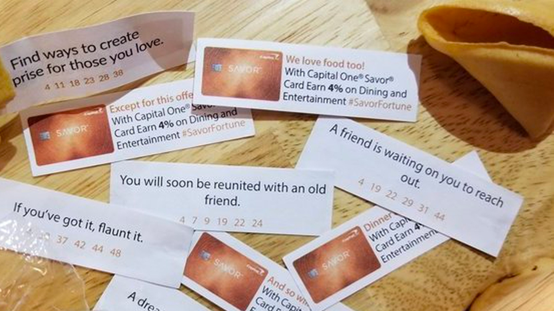 Galletas de la fortuna incluirán publicidad