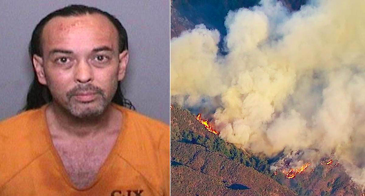 Acusan a sospechoso de causar incendio premeditado en California