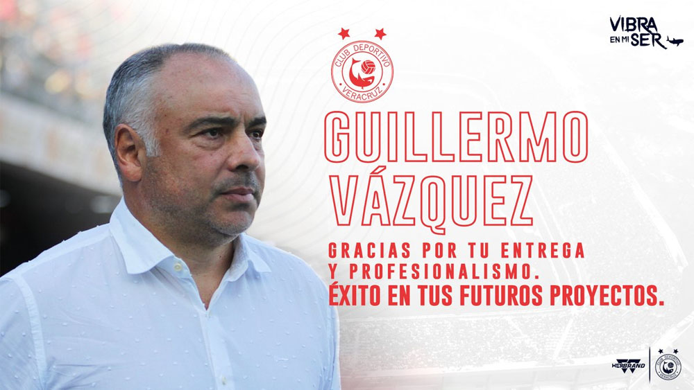 Guillermo Vázquez renuncia al Veracruz
