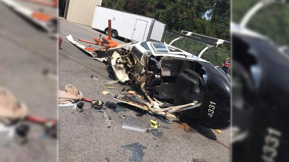 #Video Policía resulta herido tras accidente de helicóptero en Arkansas