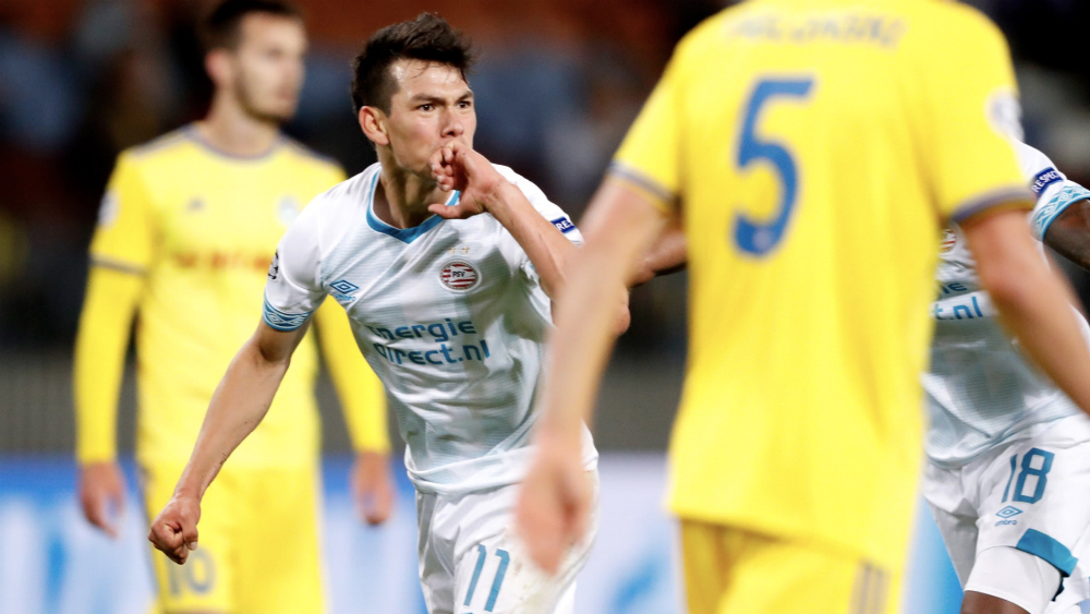 Hubo interés del Barcelona por mí: 'Chucky' Lozano - hirving-lozano-champions-primer-gol