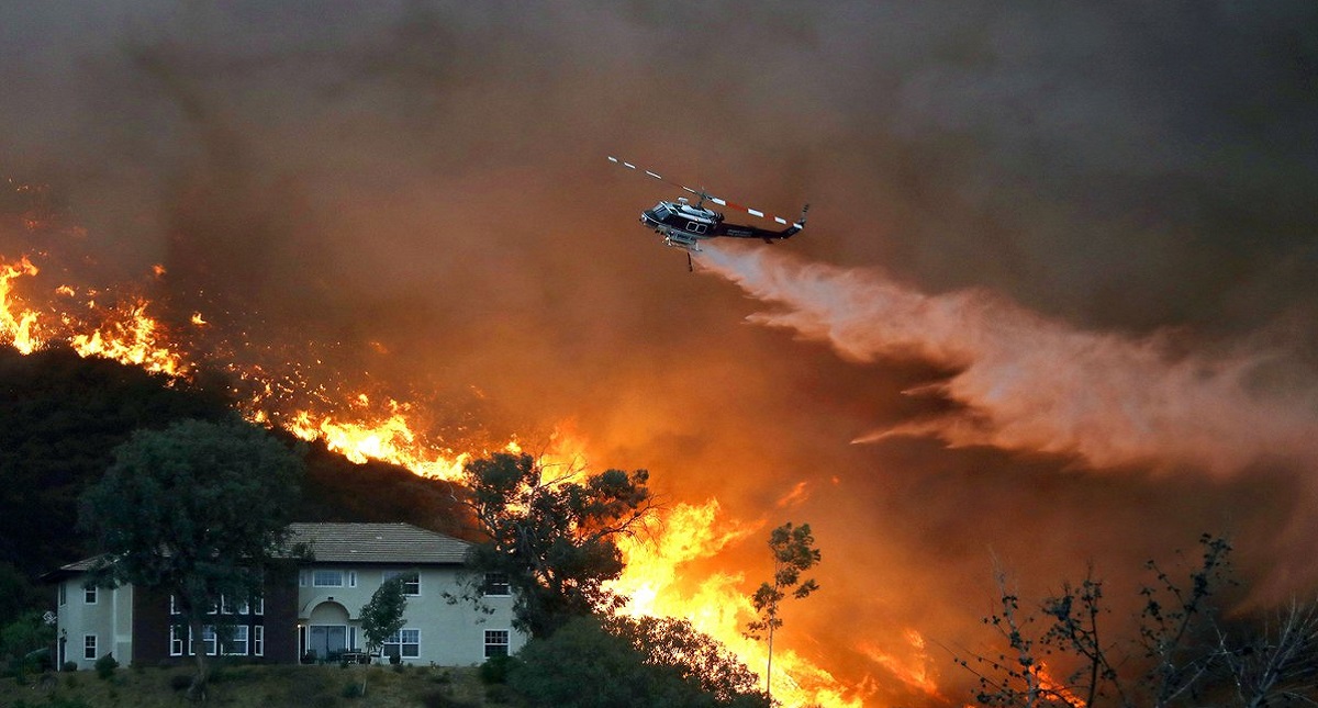 #Video Así inició el incendio Holy en Cleveland, California - holy-fire