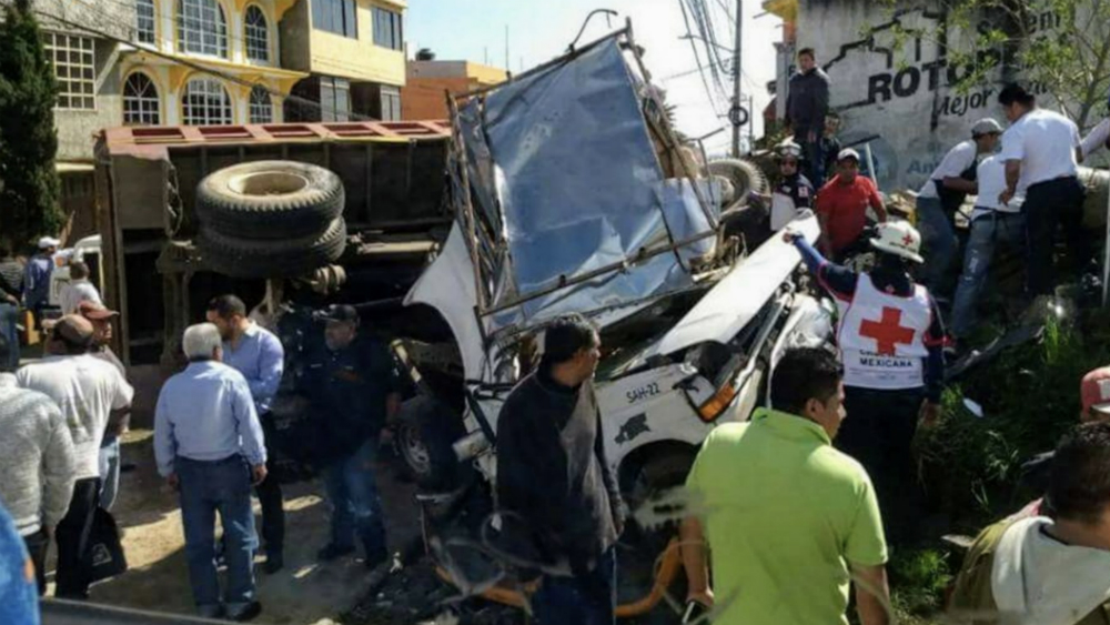 #Video Carámbola deja un muerto en Huixquilucan