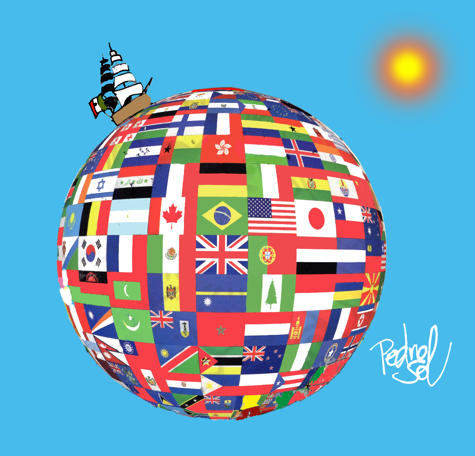 ¡Quema mucho el Sol! Buque escuela Cuauhtémoc - img756