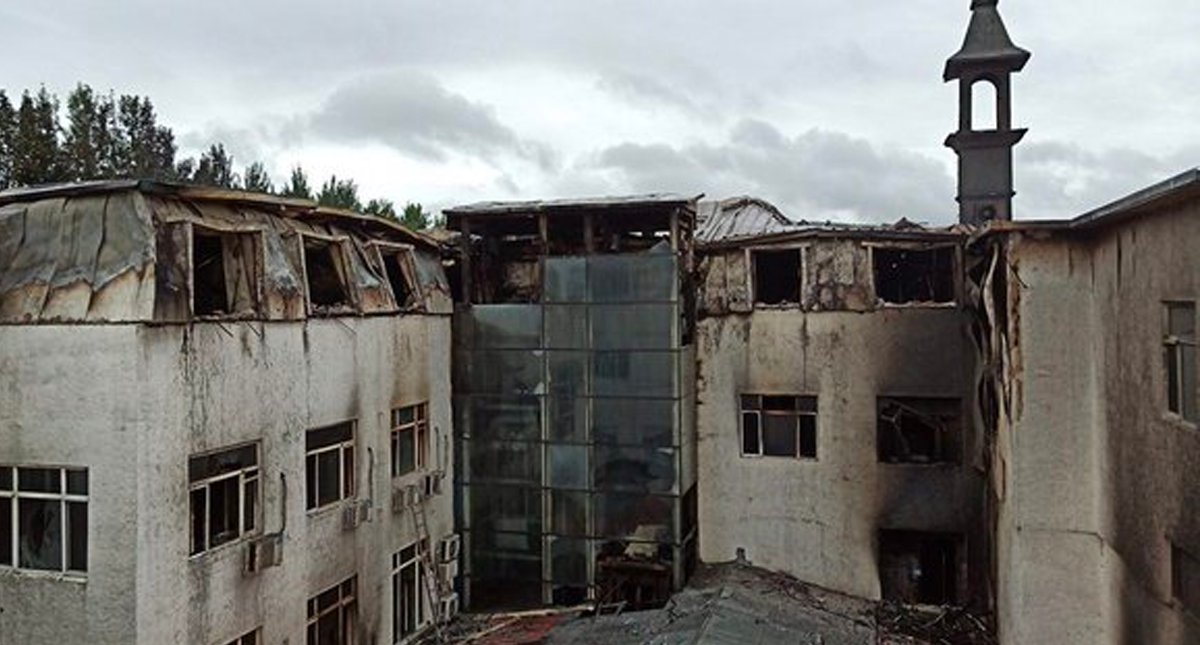 #Video Incendio en hotel de China deja 19 muertos y 23 heridos