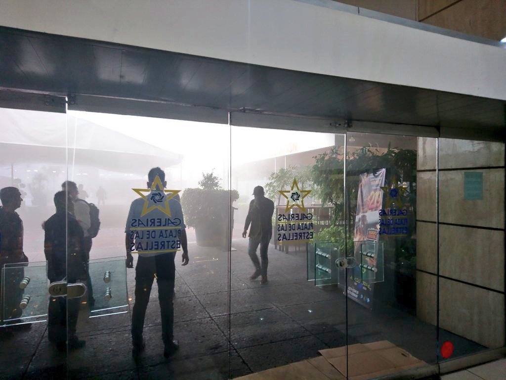 Conato de incendio en Galerías Plaza de las Estrellas Conato de incendio en Galerías Plaza de las Estrellas