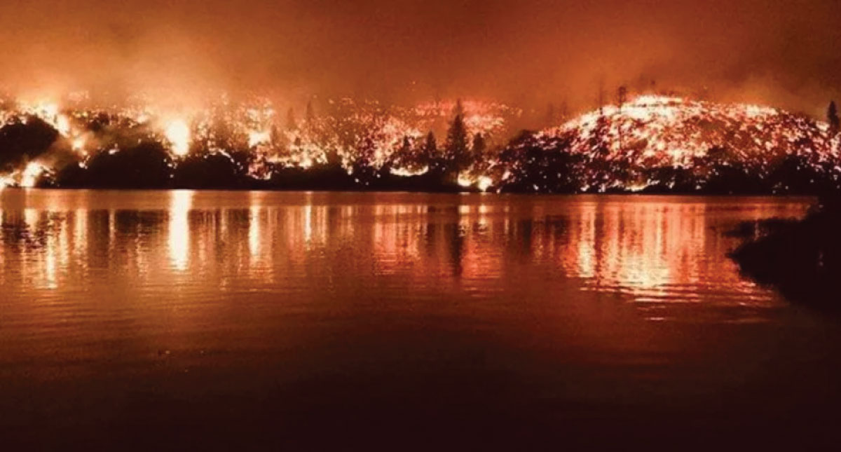 El incendio Carr fue provocado por el roce de un rin con el pavimento