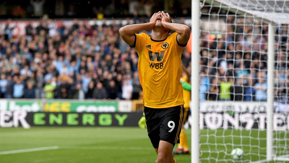 Wolverhampton de Raúl Jiménez empata con el Manchester City
