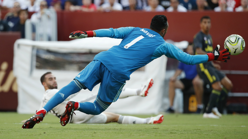 Tengo las mismas ganas de irme (del Real Madrid) que de morirme: Keylor Navas - keylor-navas-atajada-2