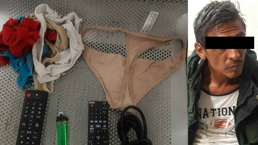 Detienen a hombre en Iztacalco por robar ropa interior femenina