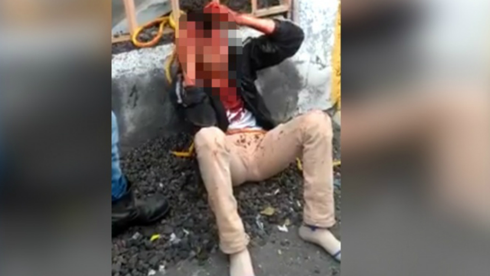 #Video Así golpearon a un presunto ladrón en calles de Tláhuac