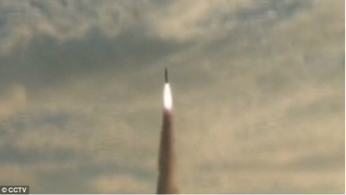 #Video China prueba nuevo misil hipersónico