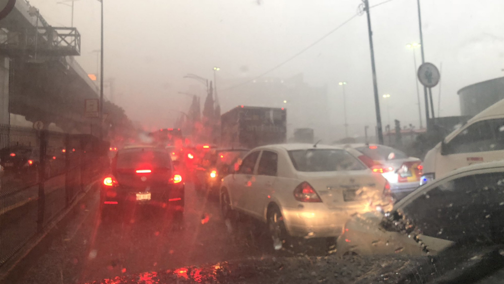 Los milímetros de lluvia que han caído este lunes en el Valle de México
