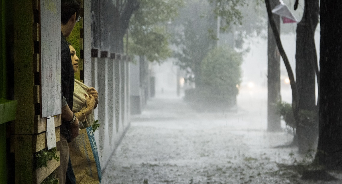 Activan Alerta Amarilla en la capital por lluvia y granizo este sábado