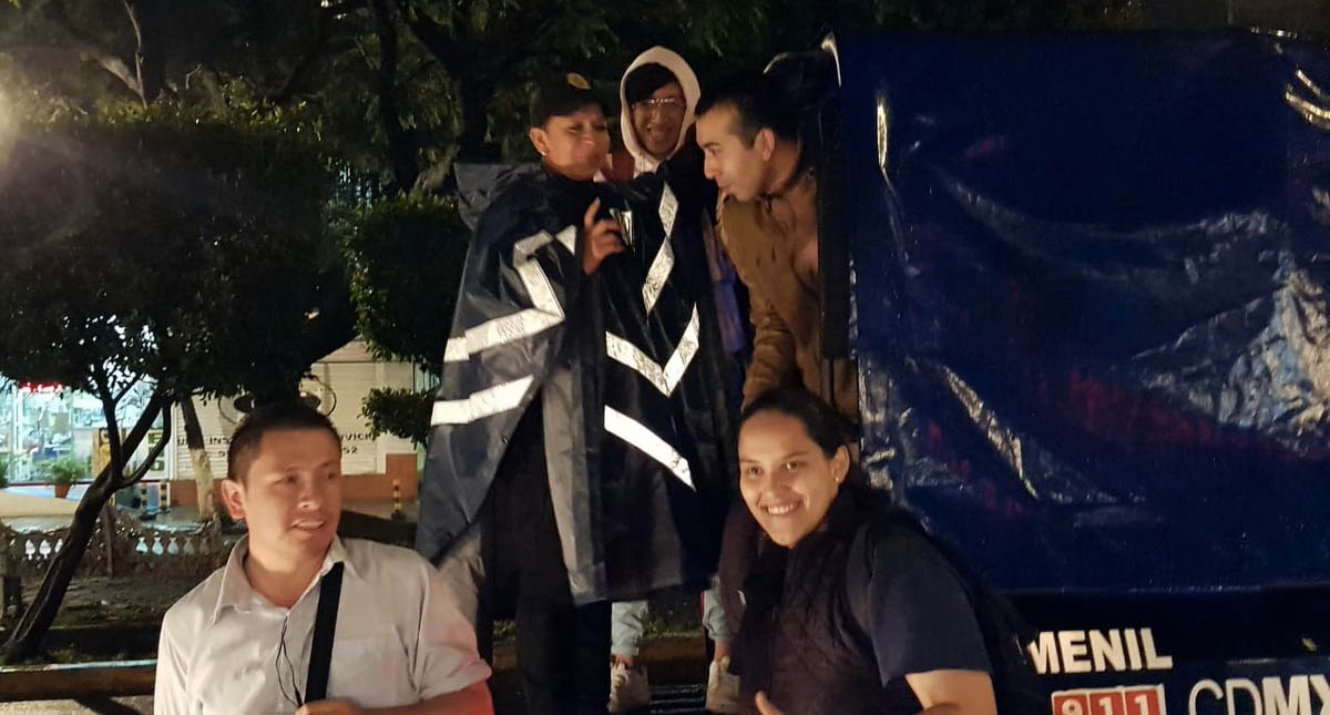 #Videos Caos en la Ciudad de México por lluvia - lluvias-policia-inundaciones-3