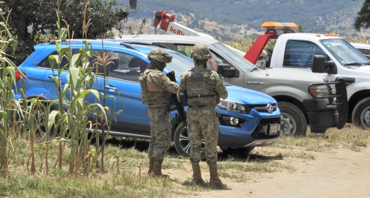 Marinos abaten a siete presuntos ladrones de combustible en Puebla