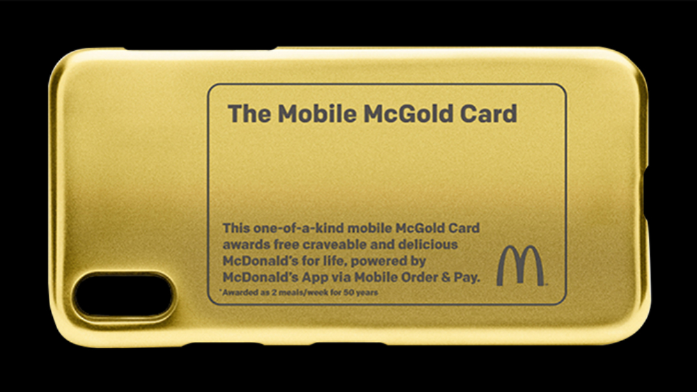 La tarjeta que te permitirá comer en McDonald´s de por vida