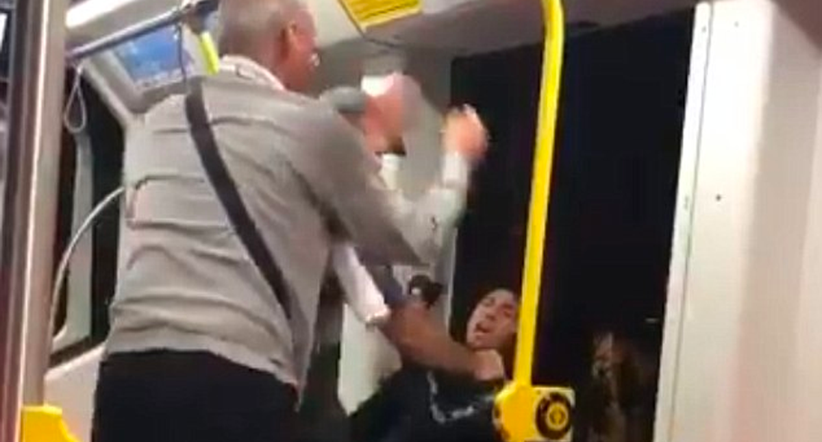 #Video Hombres atacan a joven en Metro de San Francisco