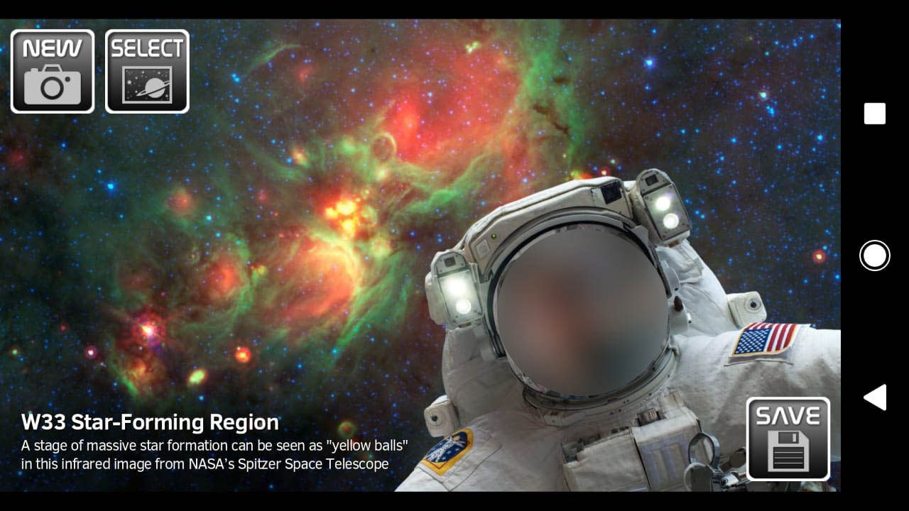 NASA lanza aplicación para tomarse fotos en el espacio - nasa-selfie