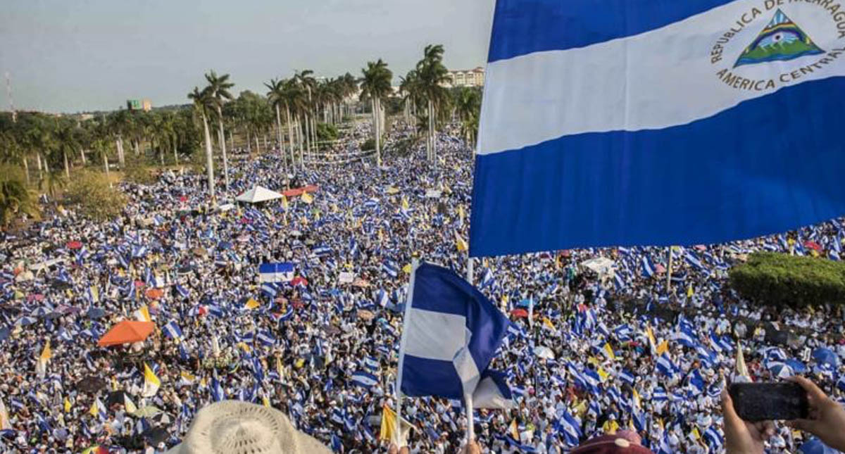 Marchan en Nicaragua para exigir excarcelación de 400 personas
