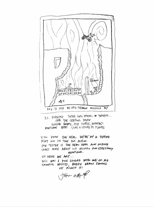 Republicanos condenan cartel de Pearl Jam con la Casa Blanca en llamas - pearl-jam-poster-casa-blanca-incendio-3