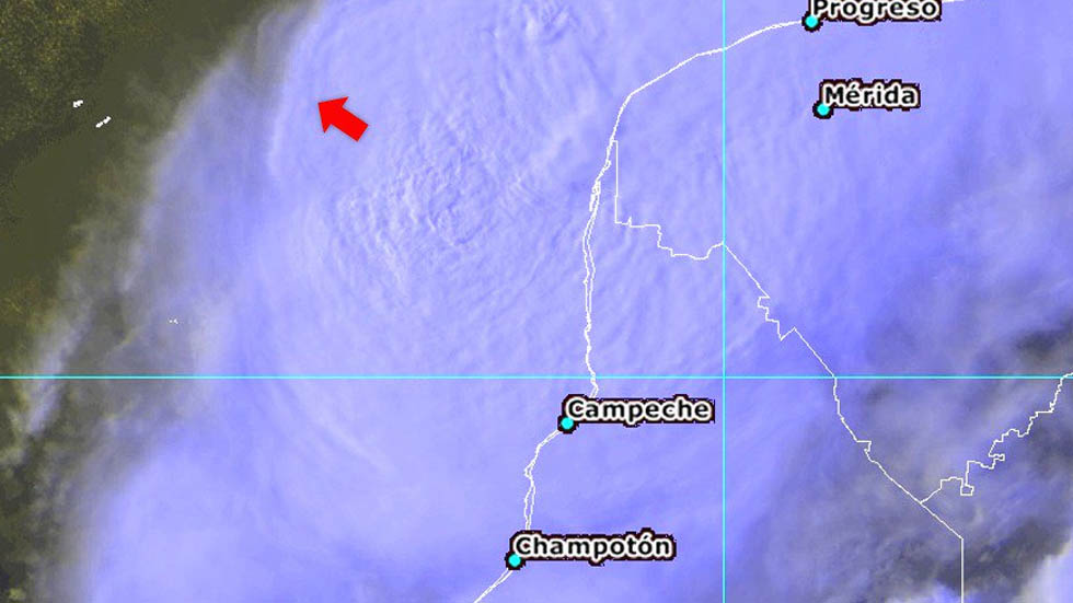 Alertan por celdas de tormenta en la Península de Yucatán