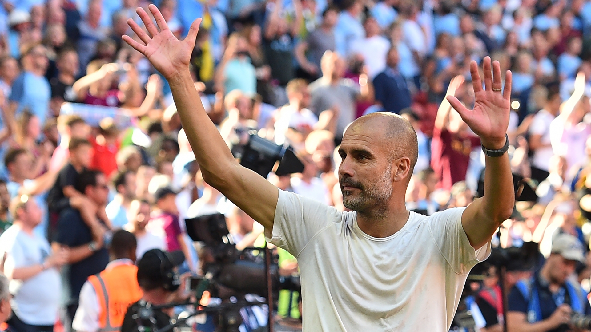 Manchester City gana la Community Shield con doblete de Agüero - pep-guardiola-manchester-city
