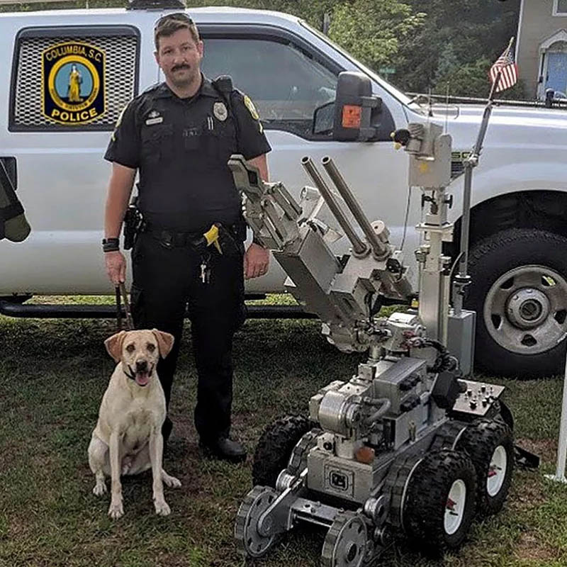 Muere perro policía tras permanecer más de seis horas en auto al sol - perro-policia-carolina-del-sur-3