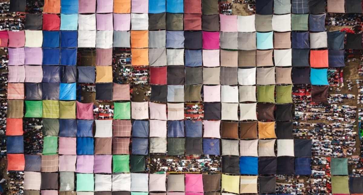 Estas son las mejores fotografías captadas por un dron - pilgrimage-of-millions-of-people