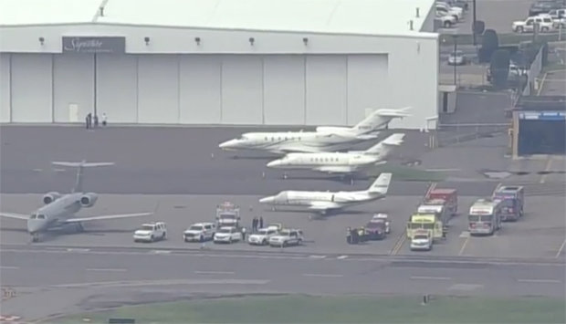 Aterriza de emergencia avión privado en el que viajaba Post Malone - post-malone-plane-landing-1429802