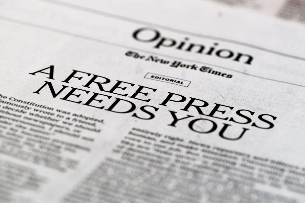 La prensa libre te necesita: New York Times