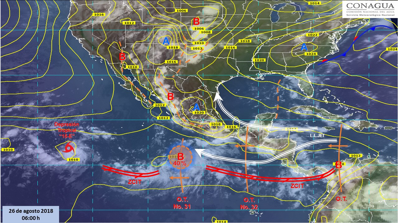 Continuarán las lluvias y altas temperaturas en varios estados del país - pronostico-domingo-26-2