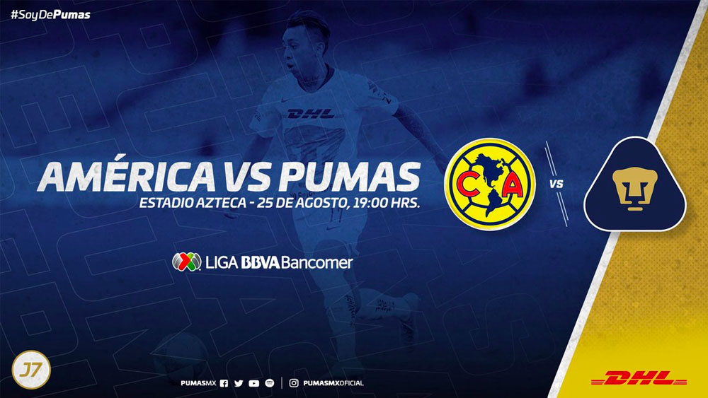 Pumas recupera a lesionados para enfrentar al América