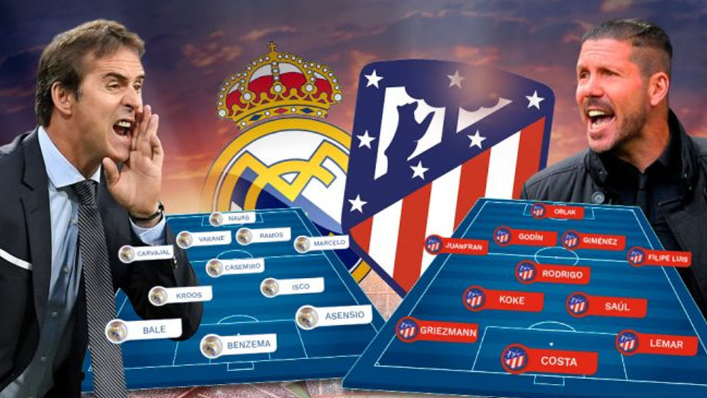 Plantilla del Atlético de Madrid supera en valor a la del Real Madrid - real-madrid-atletico-de-madrid