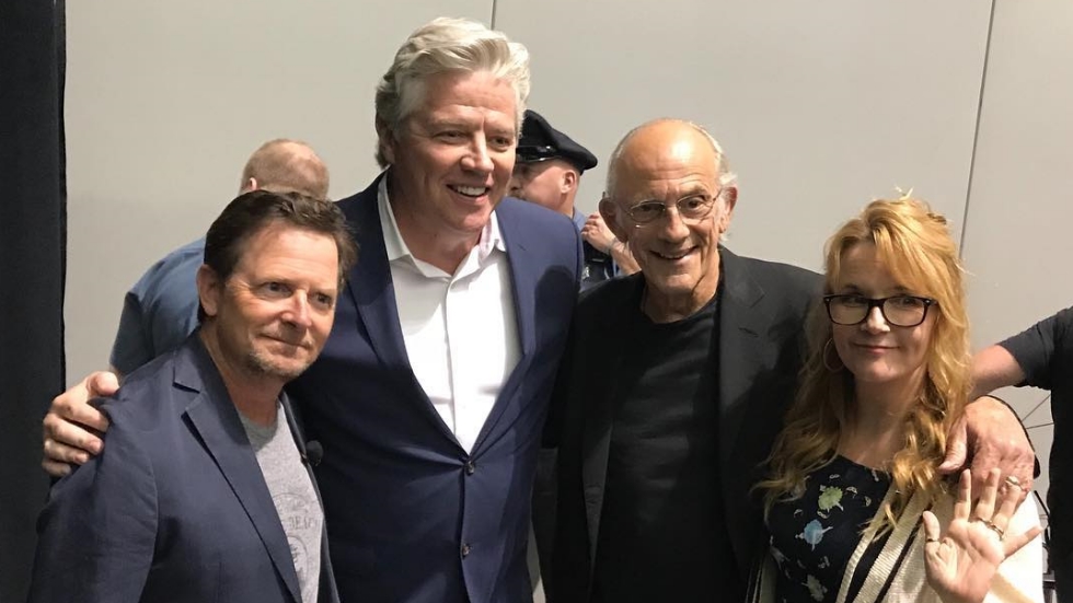 Se reúnen protagonistas de ‘Back To The Future’ en convención de Boston