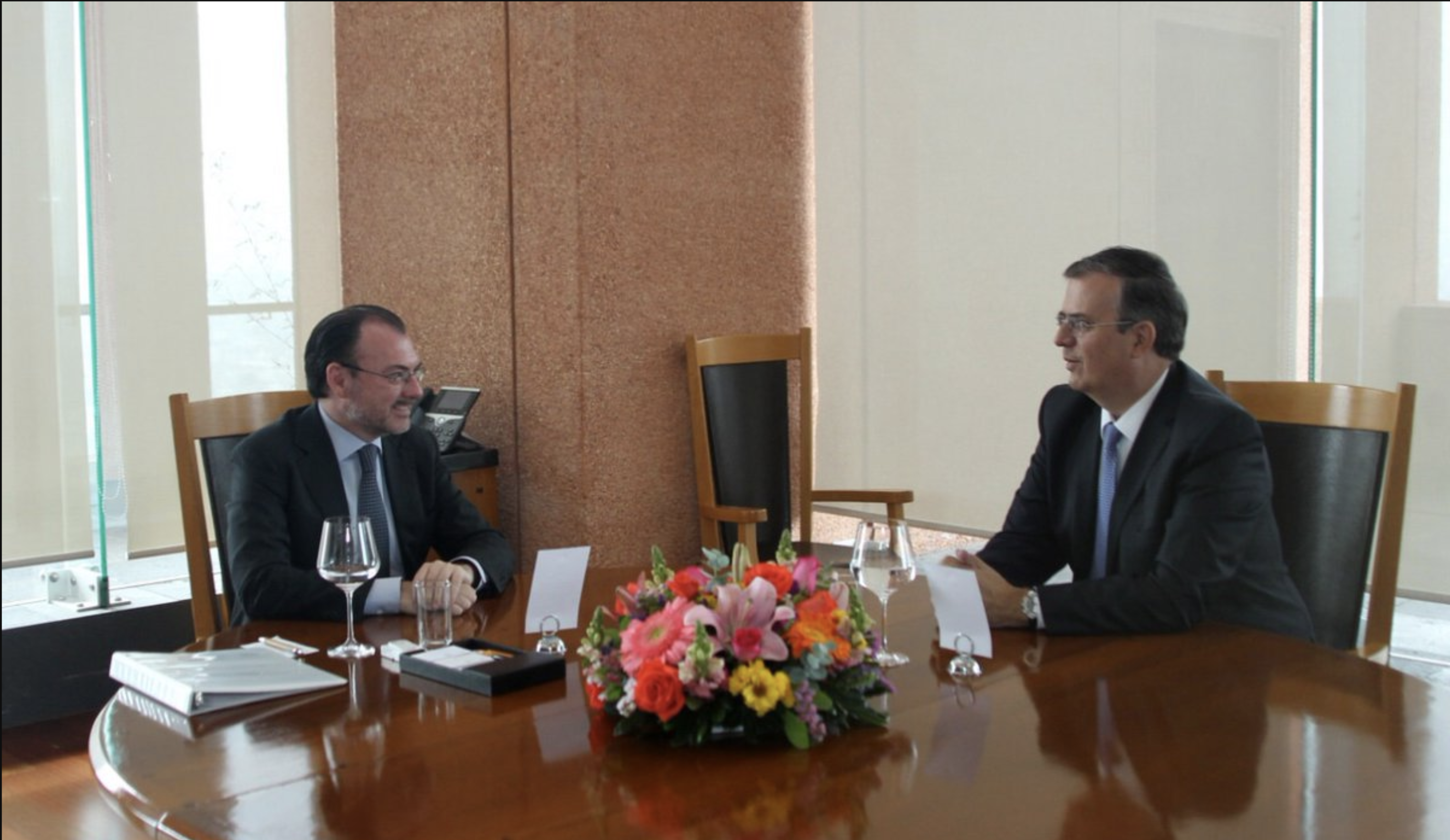 Cancelan mensaje conjunto de Luis Videgaray y Marcelo Ebrard - reunion-videgaray-ebrard
