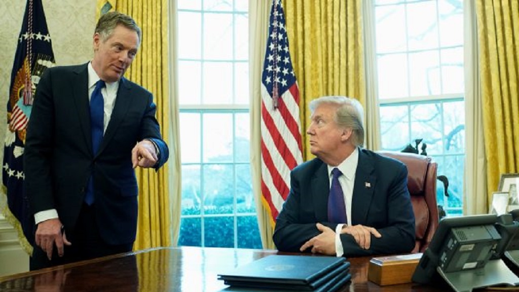 Funcionario de EE.UU. espera un "gran avance" en renegociación del TLCAN - robert-lighthizer-trump