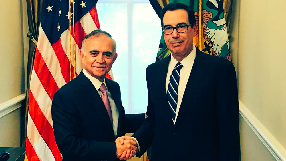 Alfonso Romo se reúne con Steven Mnuchin en Washington