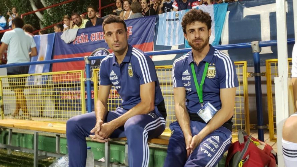 Scaloni y Aimar, entrenadores interinos en la selección argentina