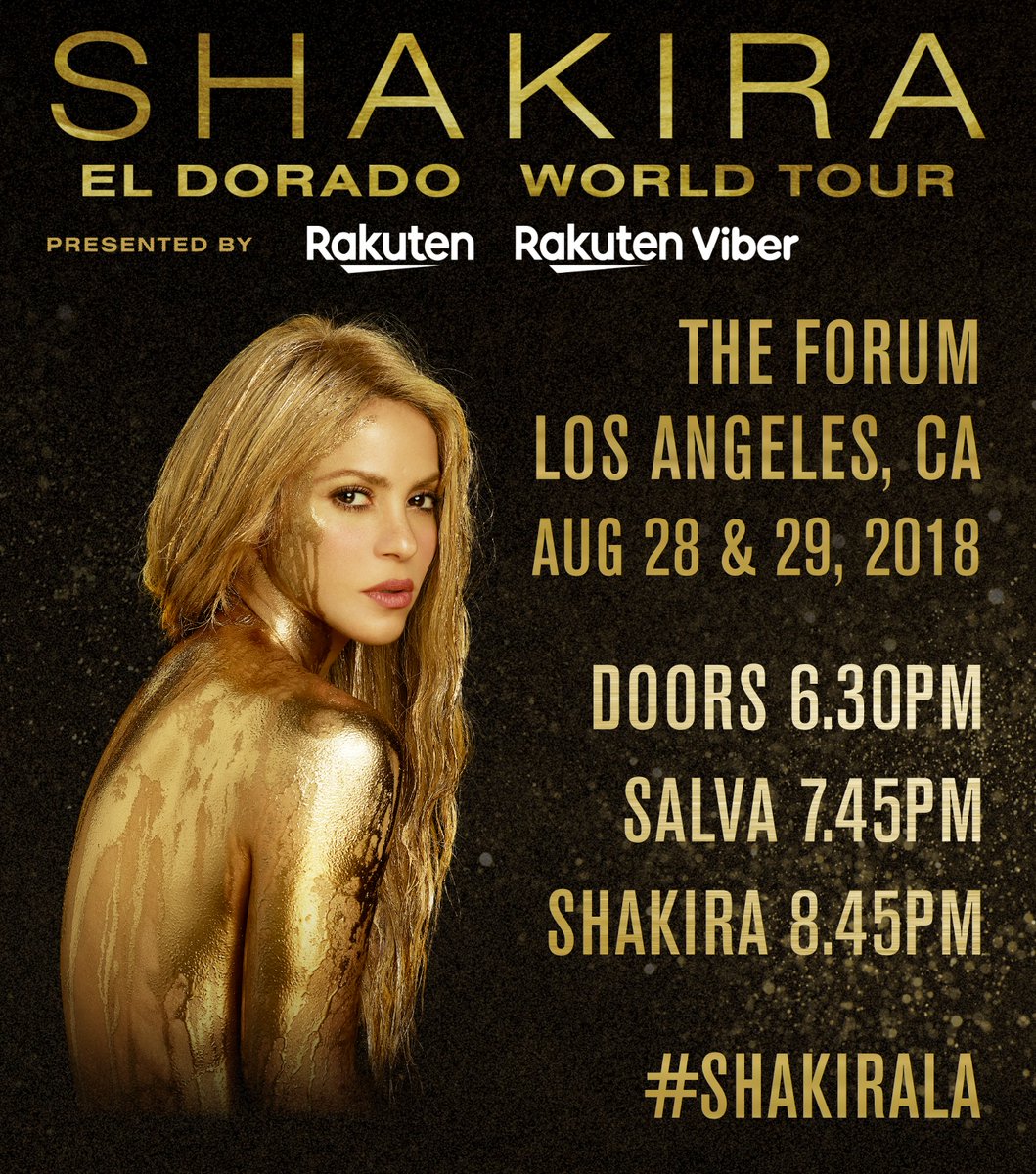 Shakira suspende concierto en Los Ángeles por infección - shakira-el-dorado